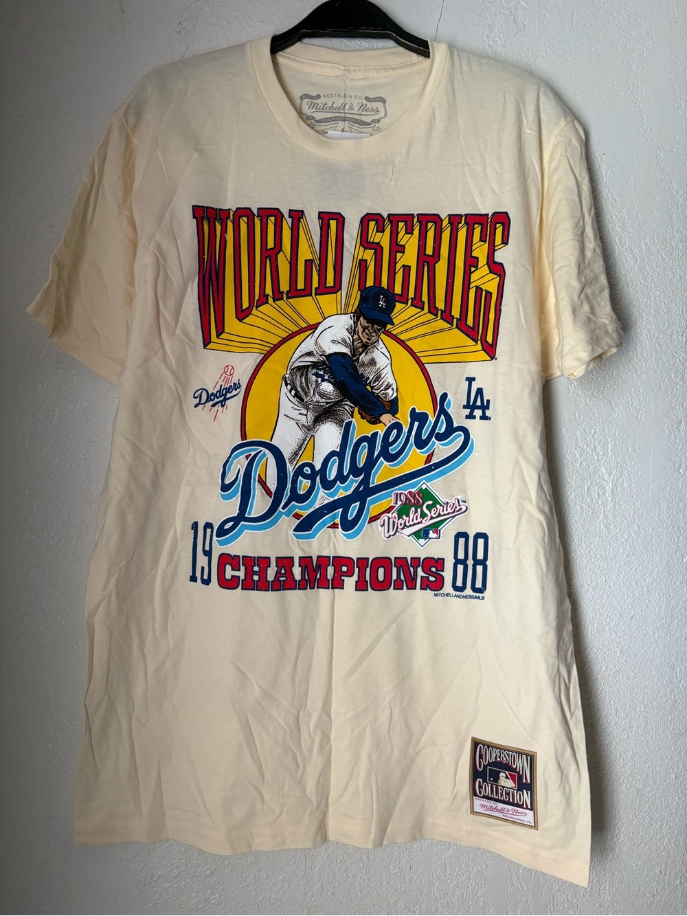 Los Angeles Dodgers T Shirt Mens MLB Baseball 1988 World Series